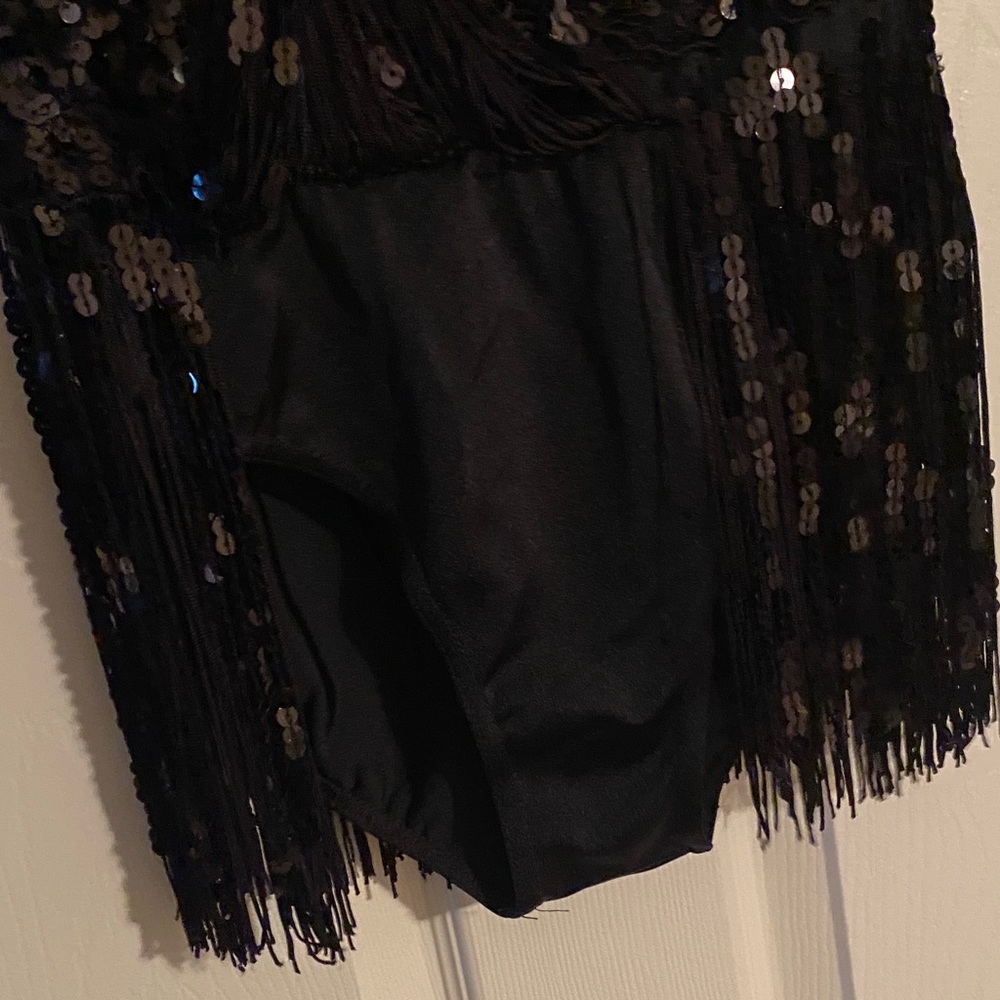 Weissman Black Sequin Long Tap Costume - Picture 2 of 3